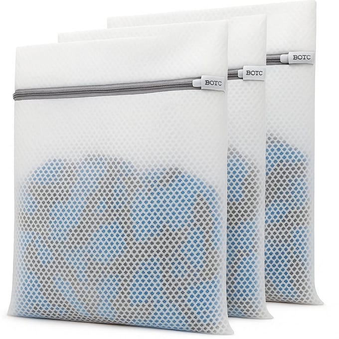 BOTC Waszakken - Wasnetten - Set van 3 - 30x40cm - Bescherm je Wasgoed en Wasmachine - Wit