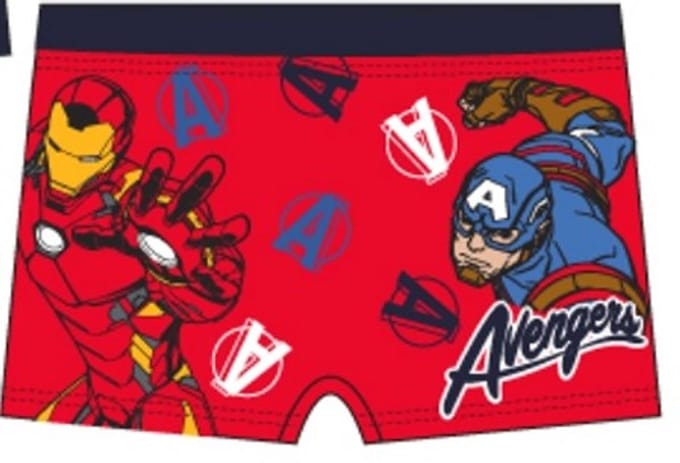 Marvel Avengers Zwembroek Rood Maat 140