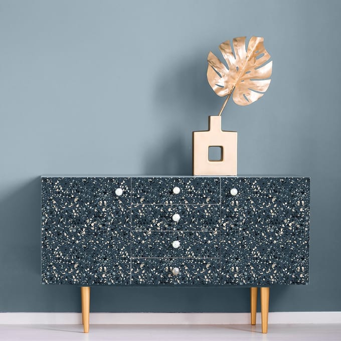 Terrazzo sticker voor Torino meubels, 40 x 60 cm