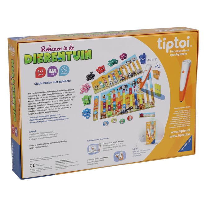 Ravensburger Tiptoi Rekenen in de dierentuin Leerzame spellen