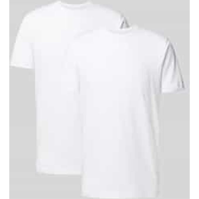 OLYMP T-Shirt voor eronder (set van 2 paar), Modern Fit, Wit