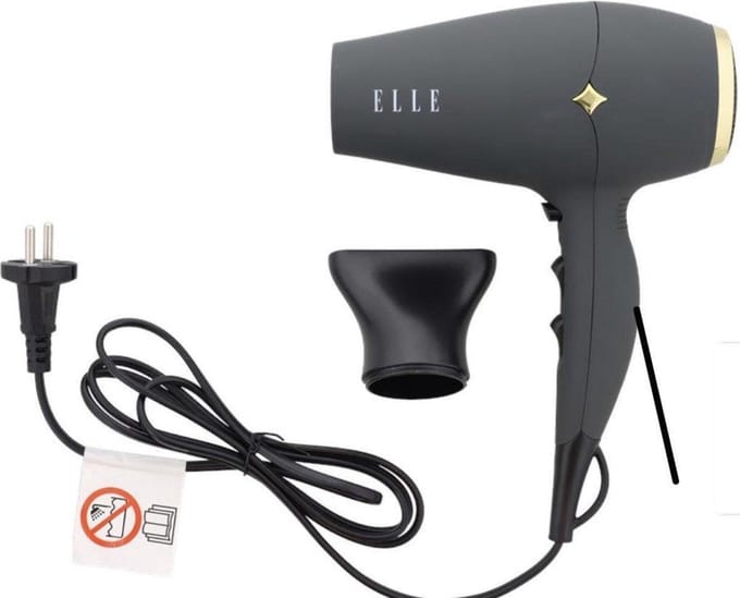 ELLE - Föhn - Haardroger - Met Opzetstuk