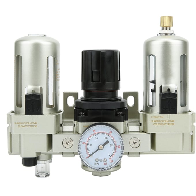 OlieWaterseparator Automatische Afvoer Drievoudig Filter Gas-Vloeistofscheiding