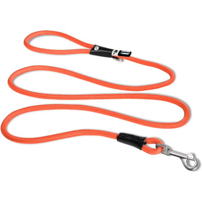 Curli Stretch Comfort Leash - Sun Orange - M