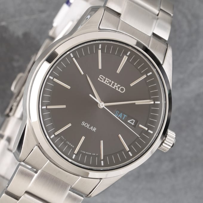 Seiko Solar SNE527P1 - Heren - Horloge - 40 mm