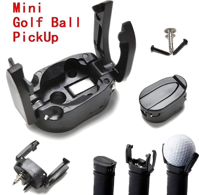 Stripe golfbal oppakker inklapbaar voor puttergrip
