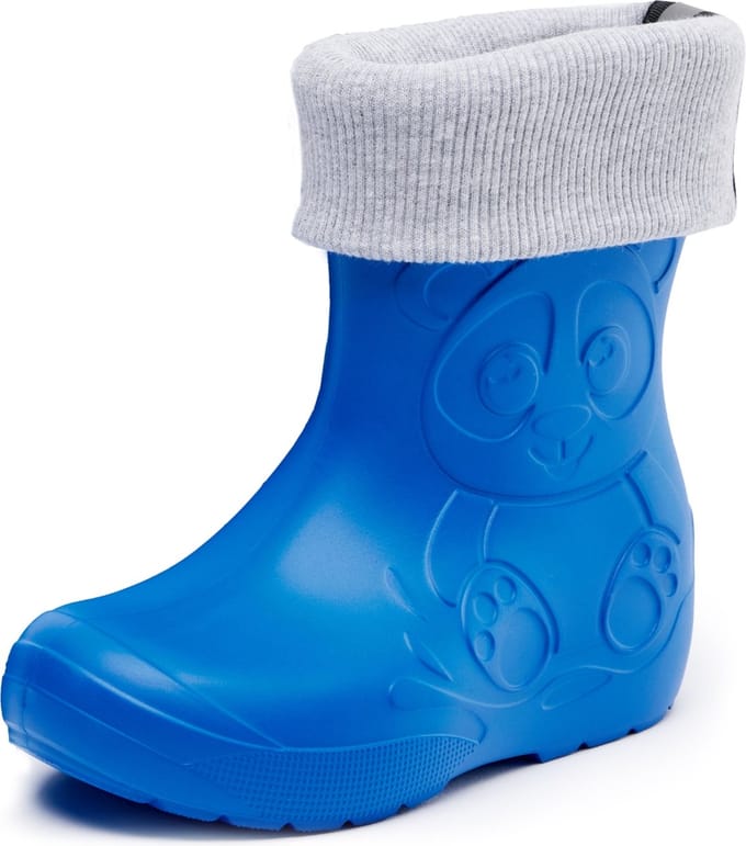 Ladeheid Kinder Regenlaarzen - Gevoerd en Waterdicht - EVA - LA-CA-Panda249 - Blauw - 28/29