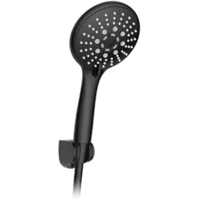 Aquavive Handdouche - 120mm - 5 Stralen - Zwart