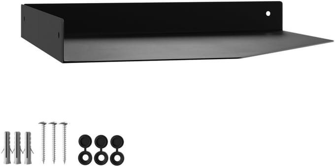 Hoekwandplank HOVER-X 250x250x30mm zwart