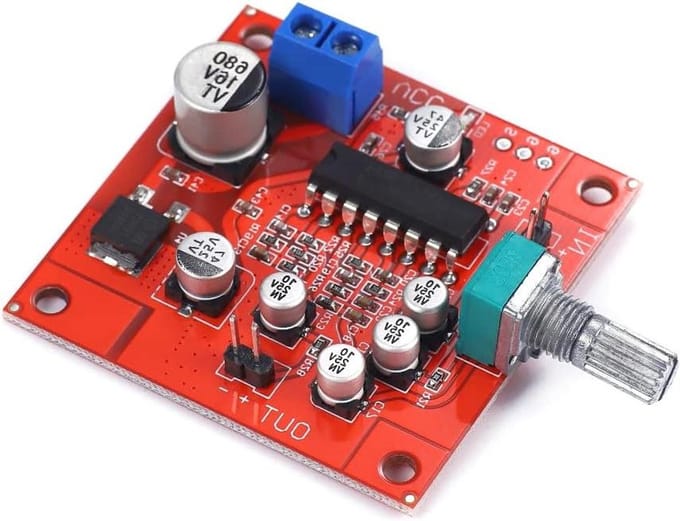 Microfoon Reverb Module - Echo Module Reverb Plate - Geluid Verbeteren - PT2399 Chip - 50mm x 50mm - Groen