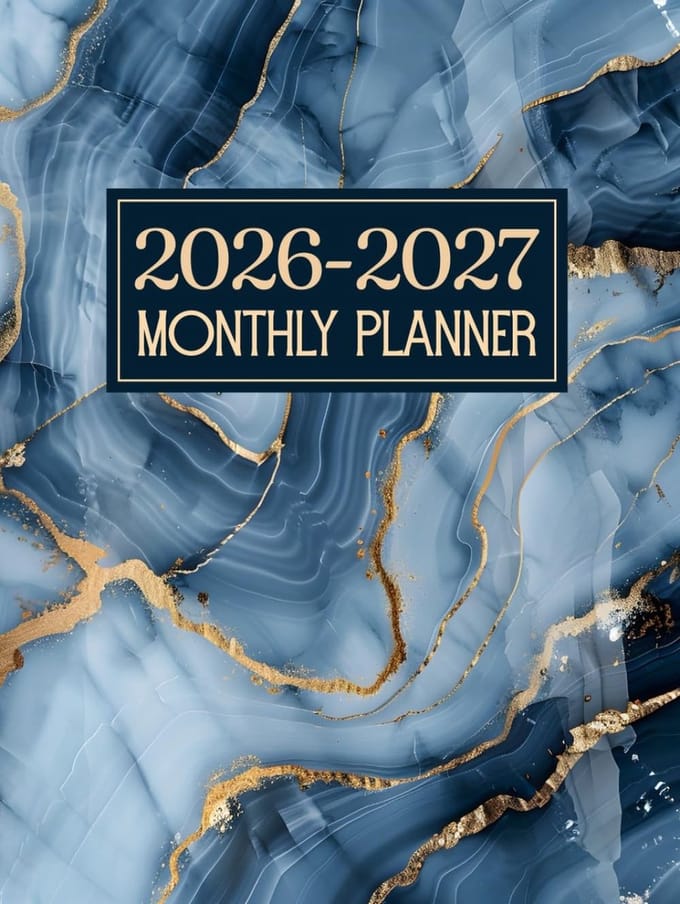 Monthly Planner - 2 Jaar - Van Januari 2026 tot December 2027
