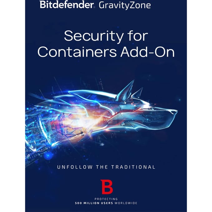 Bitdefender GravityZone Security for Containers Add-On 1 Jaar 1 - 14 User