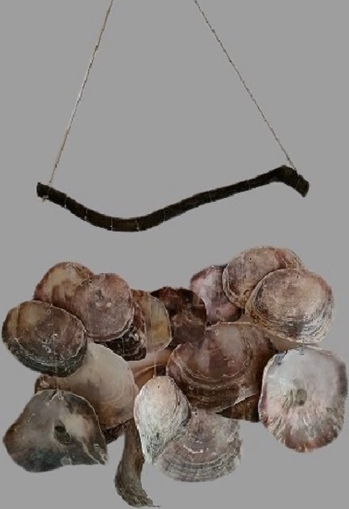 Schelpenhanger mobiel mobiel schelpen schelpendecoratie hanger capiz schelpen decoratie