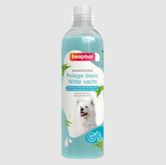 Beaphar Shampoo Bubbels Hond Witte Vacht 250ml