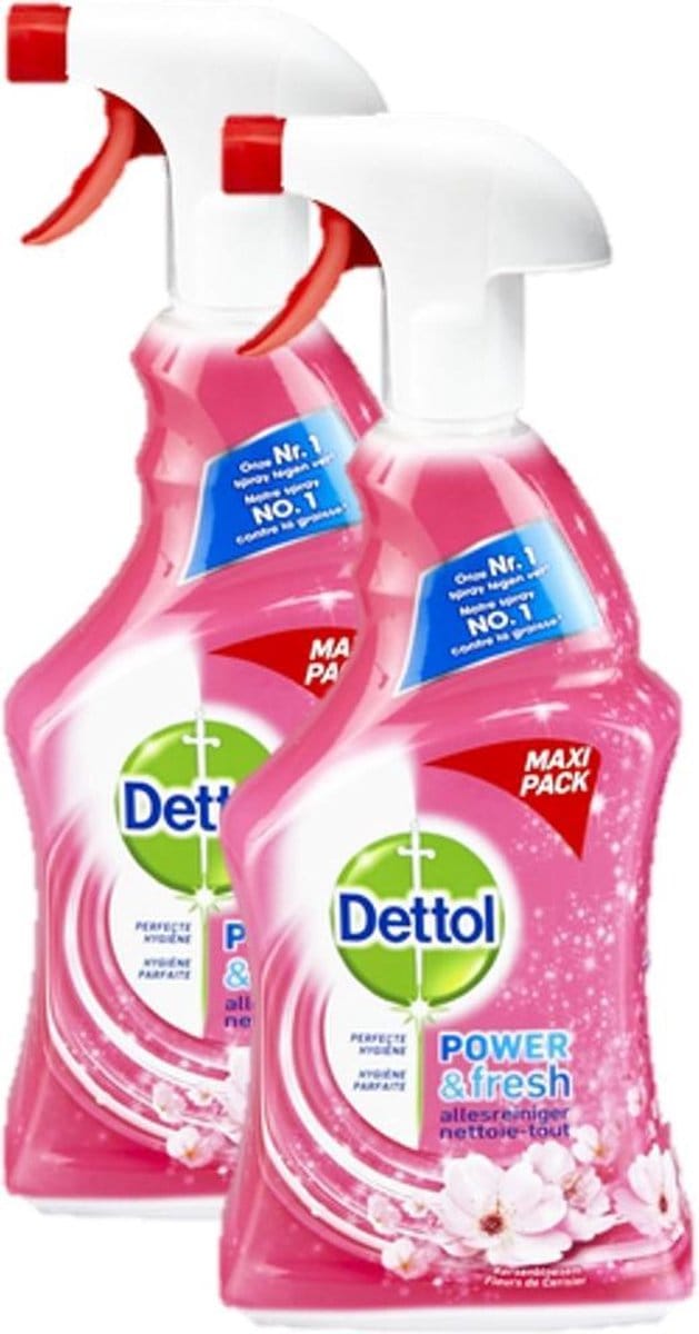Dettol Allesreiniger Spray Kersenbloesem - Maxi Pack - 2 x 750 ml