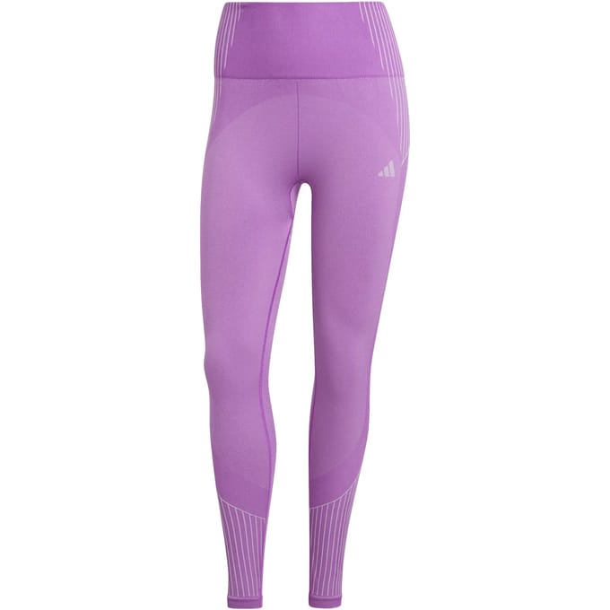 Adidas Seamless Branded 7/8 Leggings Paars S Vrouw