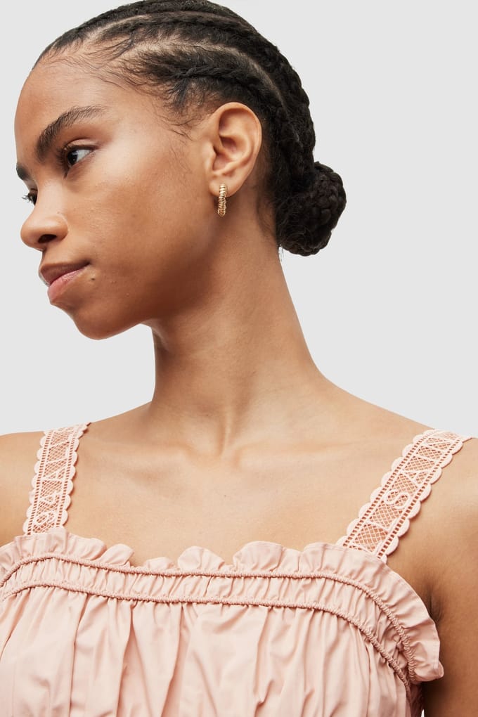 AllSaints Alex Top Soft Pink Größe: 14 | Tanktops Outlet | Damen | Rosa