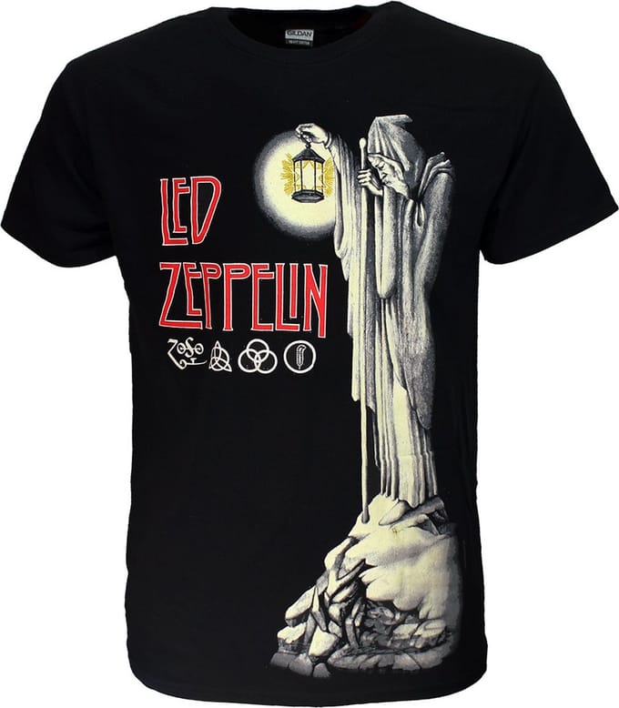 Led Zeppelin Hermit T-Shirt - Officiële Merchandise - M