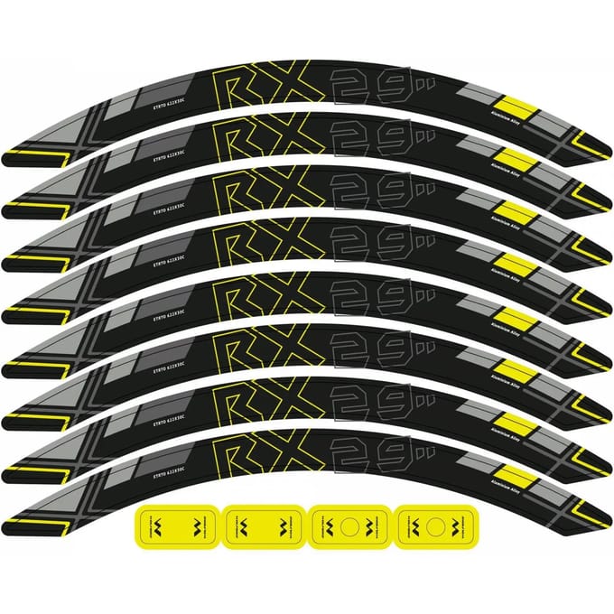 Velgstickers Krayton RX 29 (x8)