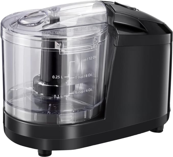 TopChoice® Hakmolen - Chopper - Groentesnijder - 200watt - Zwart