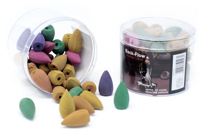 Backflow Wierook Cones Mix - 200 gram - 45 cones