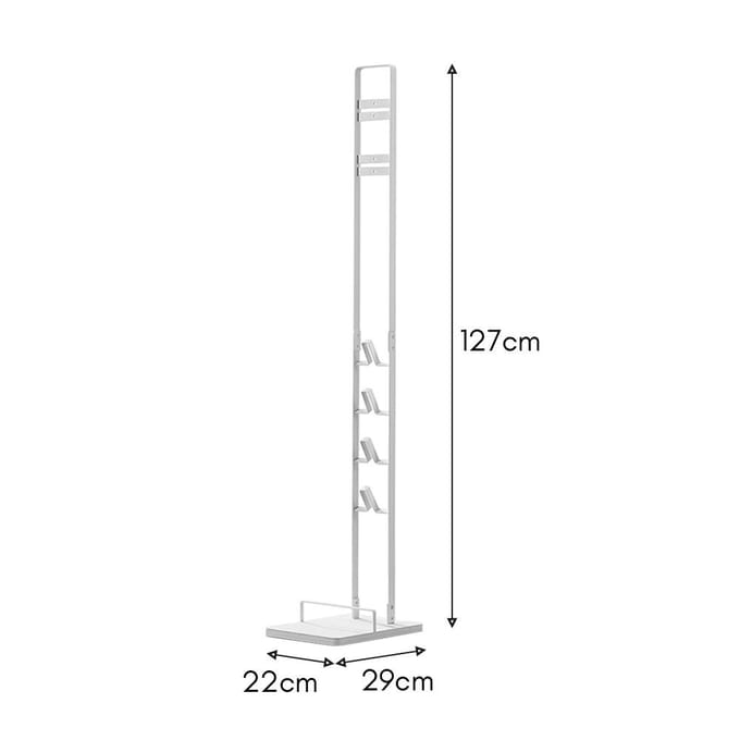 Support sous vide Compatible avec le support de stockage Dyson pour ordinateur portable sans fil V6 V7 V8 V10 V11 blanc