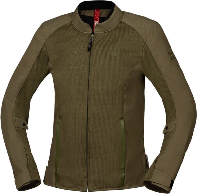 IXS Oxy-Air Mesh Dames Olijfgroen Textiele Motorjas - Jas