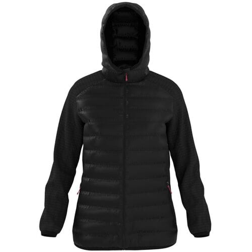 CRIVIT Dames hybride jas (zwart, S (36/38))