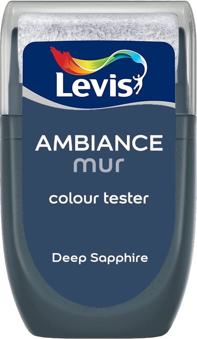 Levis - Muurverf Kleurtester Mat Mix - Deep Sapphire - 30 ML