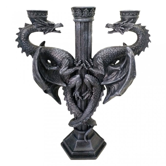 Kandelaar - Dragon's Altar  - 29cm