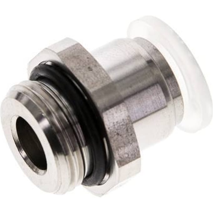 10mm x G3/8'' PA/RVS Insteekfitting Buitendraad EPDM