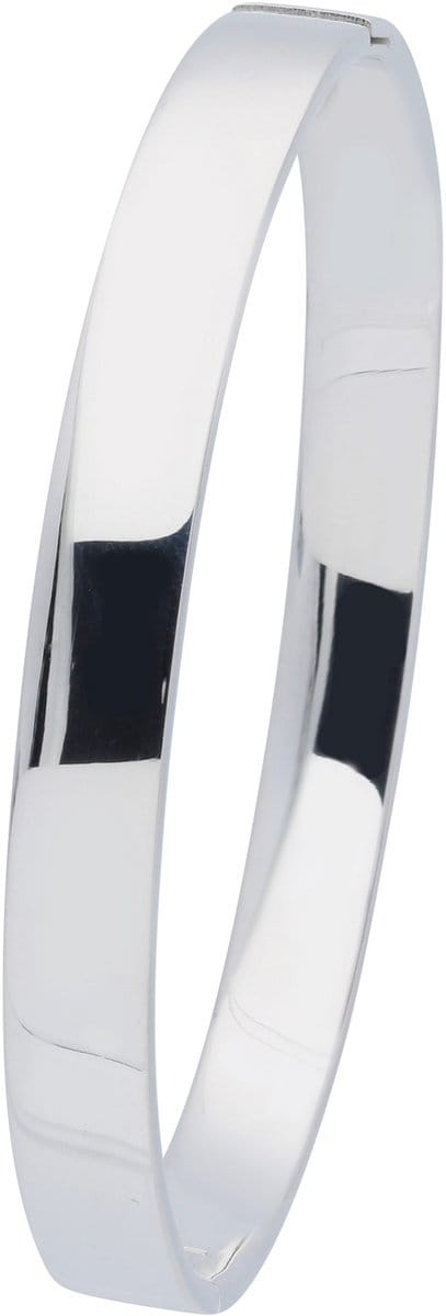 Glow - Zilveren bangle - Dames - Zilver - 21 cm