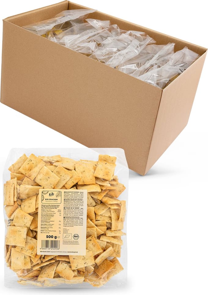 KoRo | Bio rozemarijncrackers 6 x 500 g