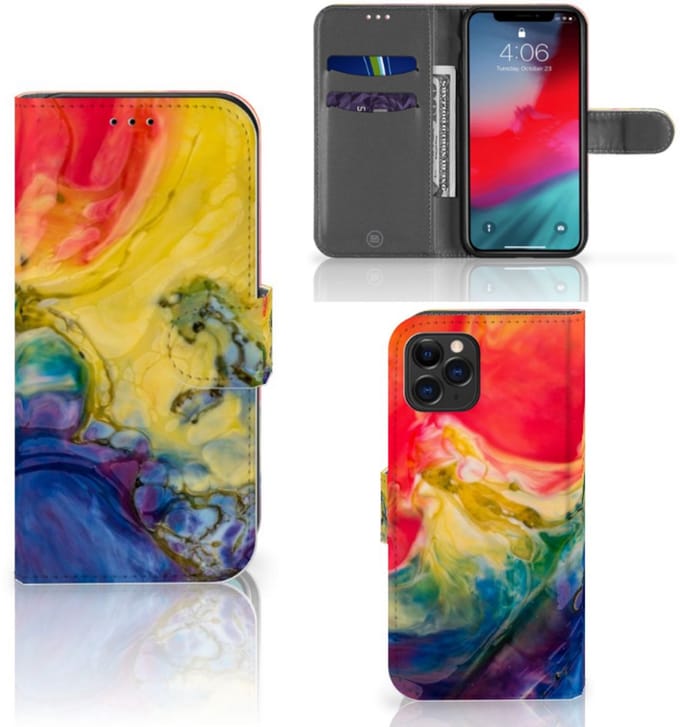 Hoesje Apple iPhone 11 Pro Watercolor Dark