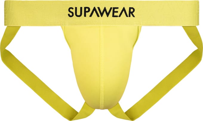 SUPAWEAR Neon Jockstrap Cyber Lime - MAAT L - Heren Ondergoed - Jockstrap voor Man - Mannen Jock
