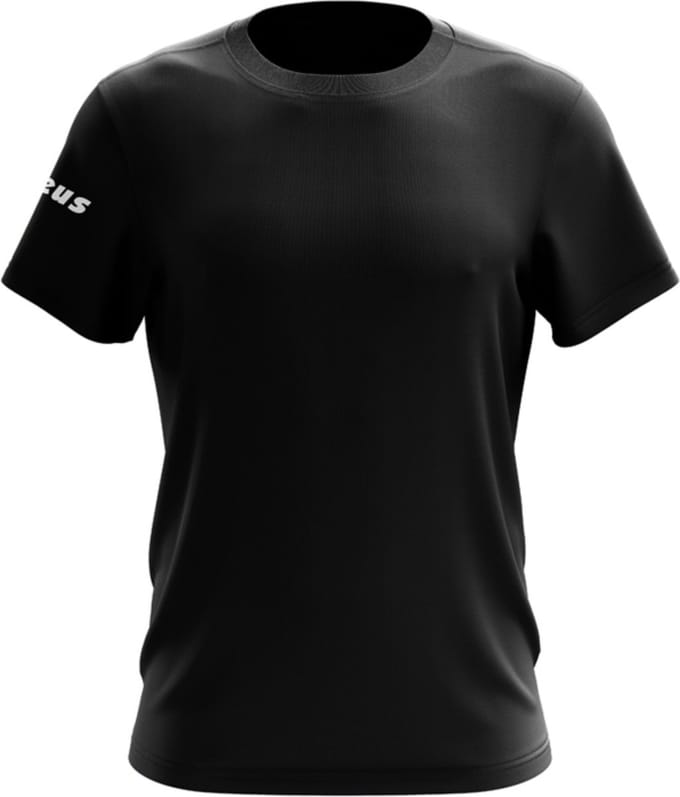 T-shirt zwart, Zeus, maat YYS (104-110)