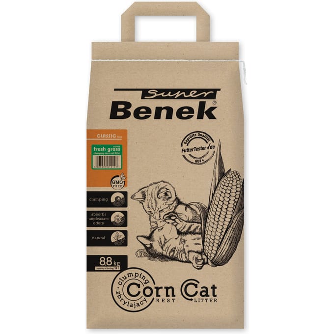 Super Benek Corn Cat Vers Gras - 14 l (ca. 8,8 kg)
