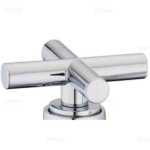 Dornbracht replacement cross handle for Tara floor valve 092089011-00