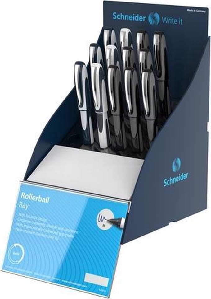 rollerbalpen Schneider Ray SIS-display met 12 stuks S-304362