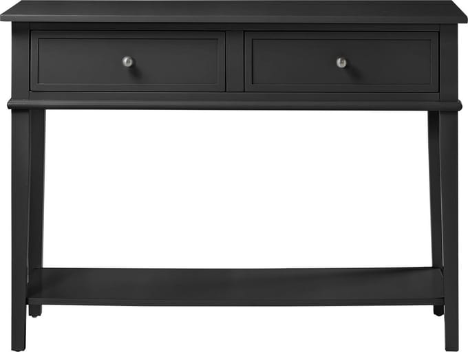 Notio Living Franklin – Consoletafel – 2-laden – Zwart MDF