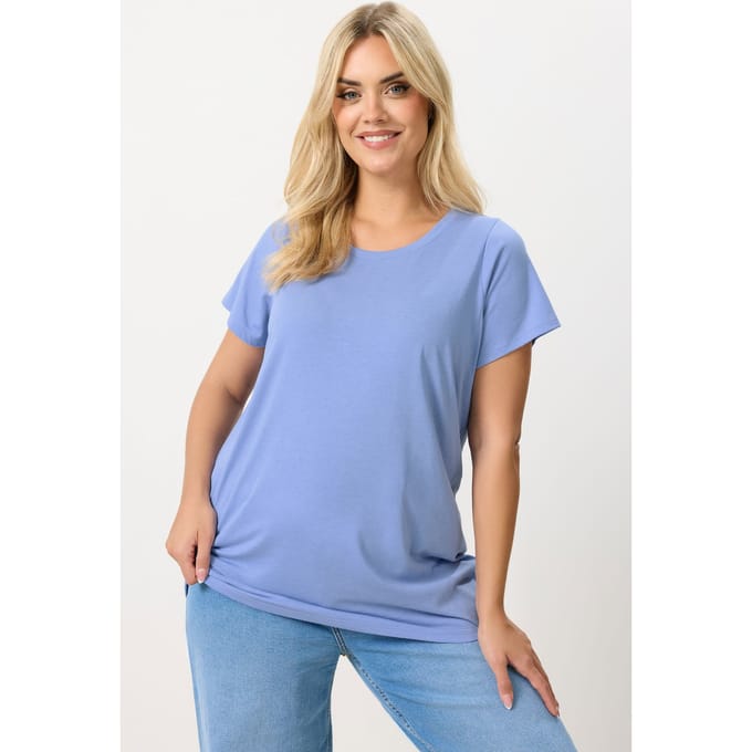 Yours Blauw Tshirt Size 44