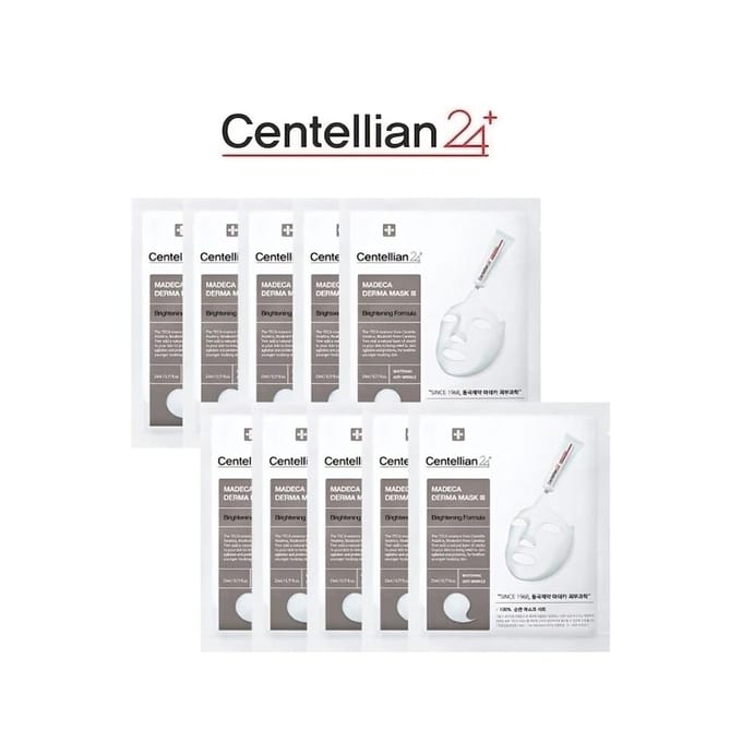 [Centellian24] Masque derma Madeca III Formule Éclaircissante 25ml*10p