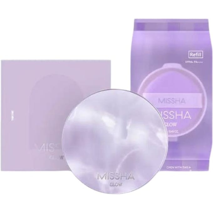 Missha Glow Layering Fit Cushion Set No.17 Ivory 14 g + 14 g