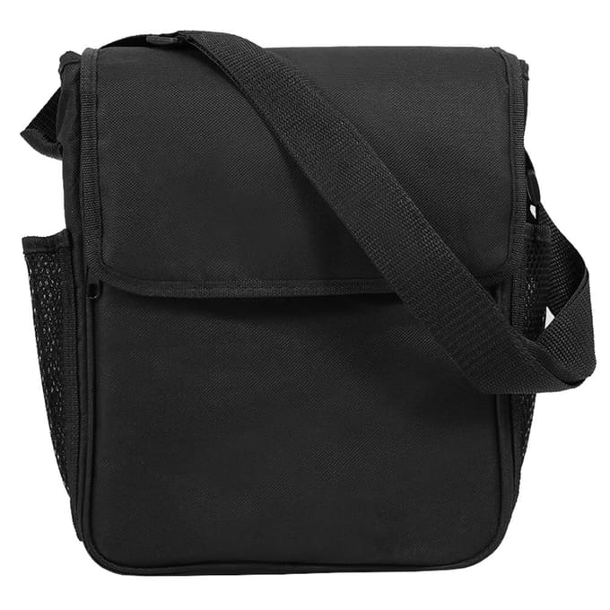 Draagbare reizende Cajon Box Drum Flat Hand Drum Wooded Percussie-instrument met riem black