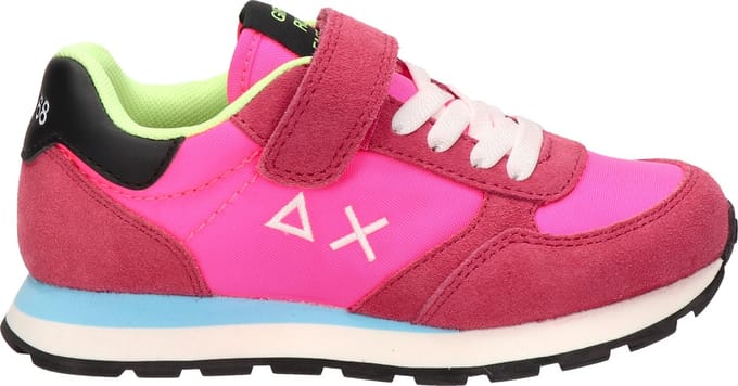 Sun68 Girls Ally Solid meisjes sneaker - Fuchsia - Maat 32