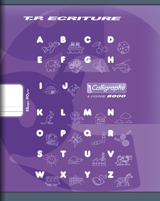 Kalligrafie schrift gelinieerd TP 4 mm IV