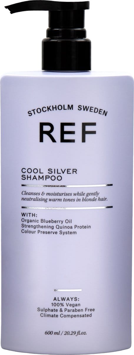 REF Stockholm - Cool Silver Shampoo Vrouwen - 600 ml - Zilvershampoo