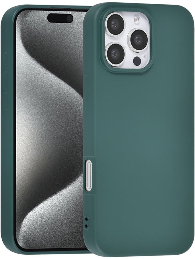 TUNIQ telefoonhoesje voor Apple iPhone 16 Pro Max - TPU backcover - Groen