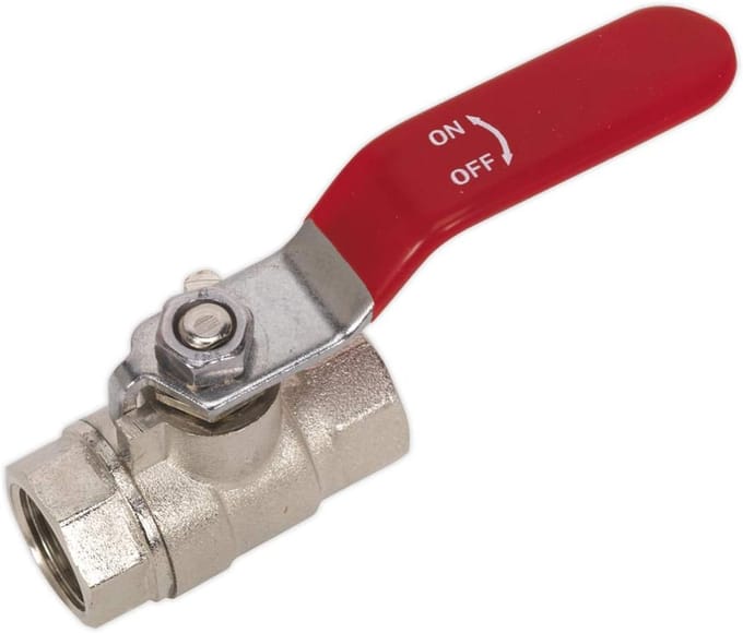 Sealey SA907 3/8"BSP (F) x 3/8"BSP (F) kogelkraan