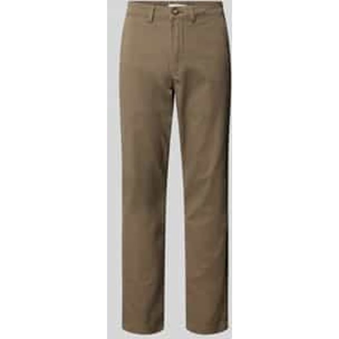 slim fit chino van katoenmix